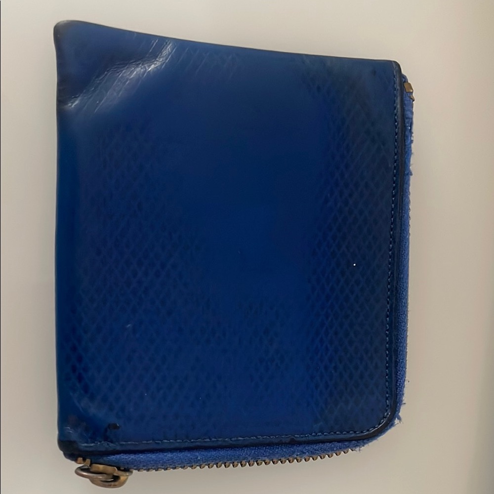 Comme Des Garçons Blue Wallet